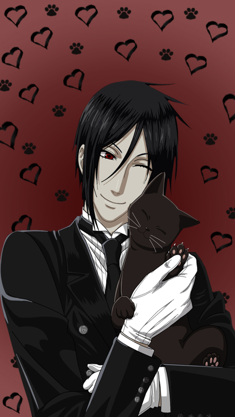 Sebastian Michaelis and Cat