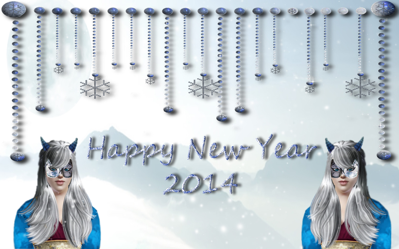 Happy New Year 2014 - NG Sims 3