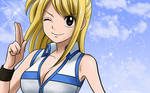 Lucy Heartfilia Blue Sky Wallpaper by ng9