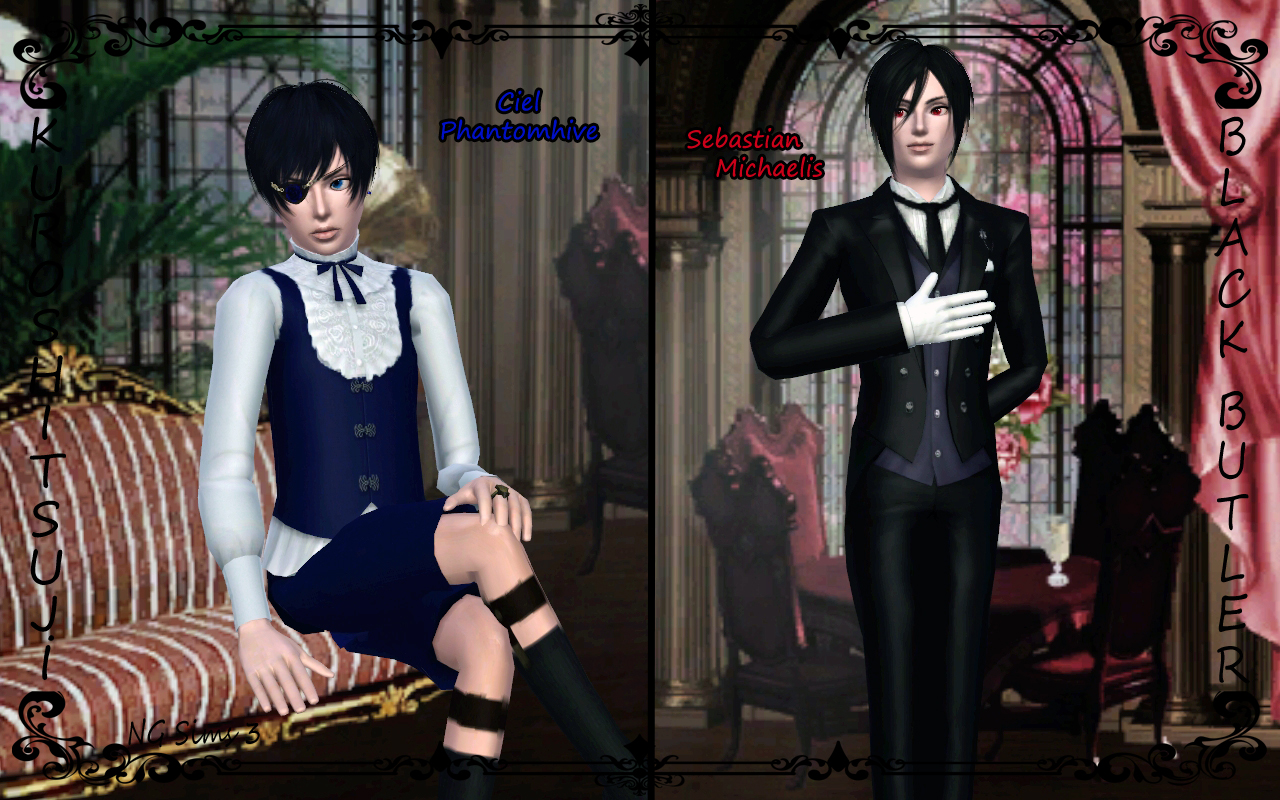 Ciel Phantomhive and Sebastian Michaelist