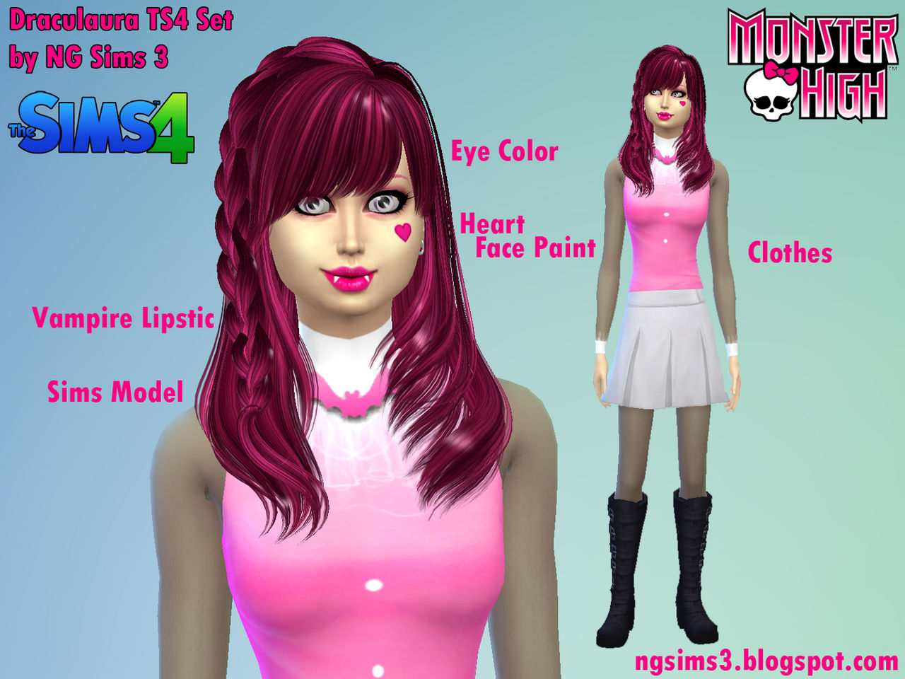 Draculaura TS4 Set