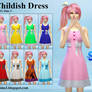 Childish Dress - TS4 CC