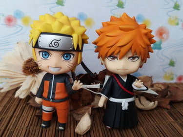 Kon'nichiwa! Naruto and Ichigo