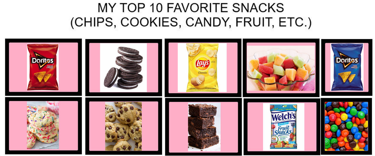 Faviorite Snacks My Top 10 Favorite Snacks by EdwinVazquez23 on DeviantArt