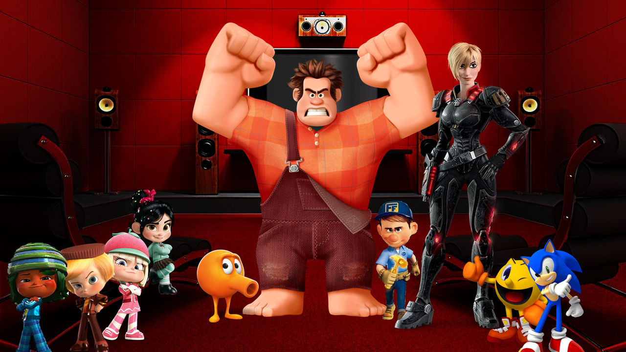 Wreck It Ralph Sideboard Wreck-It Ralph Video Game Room by EdwinVazquez23 on DeviantArt