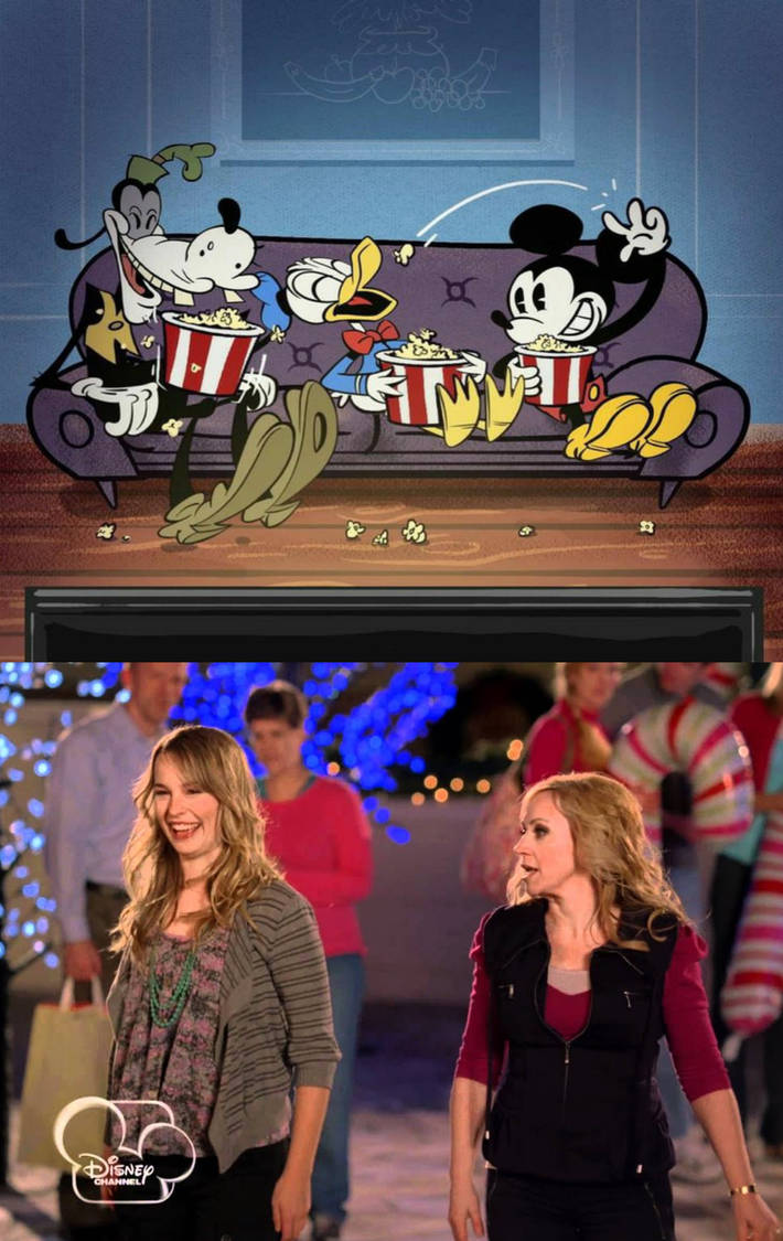 Mickey and Friends Watch Good Luck Charlie Xmas by EdwinVazquez23 on ...