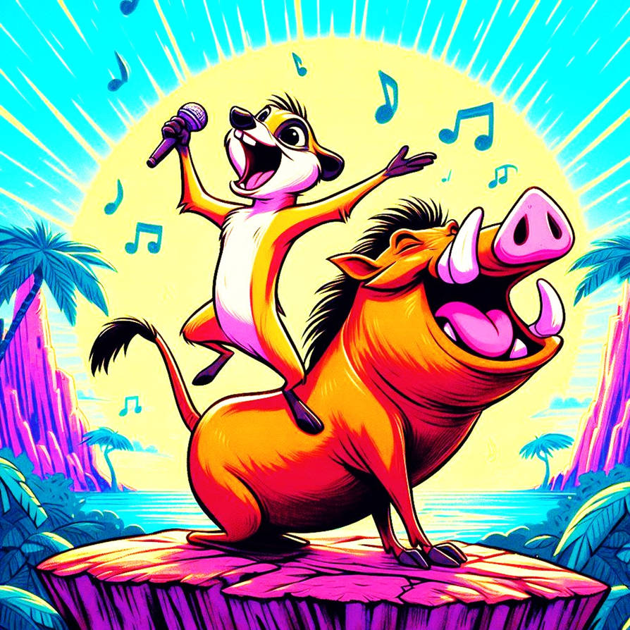 Timon and Pumbaa from Lion King (30th Anniversary) by EdwinVazquez23 on ...