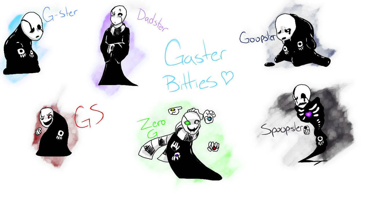 The Gaster Types. by gorillazfan666 on DeviantArt
