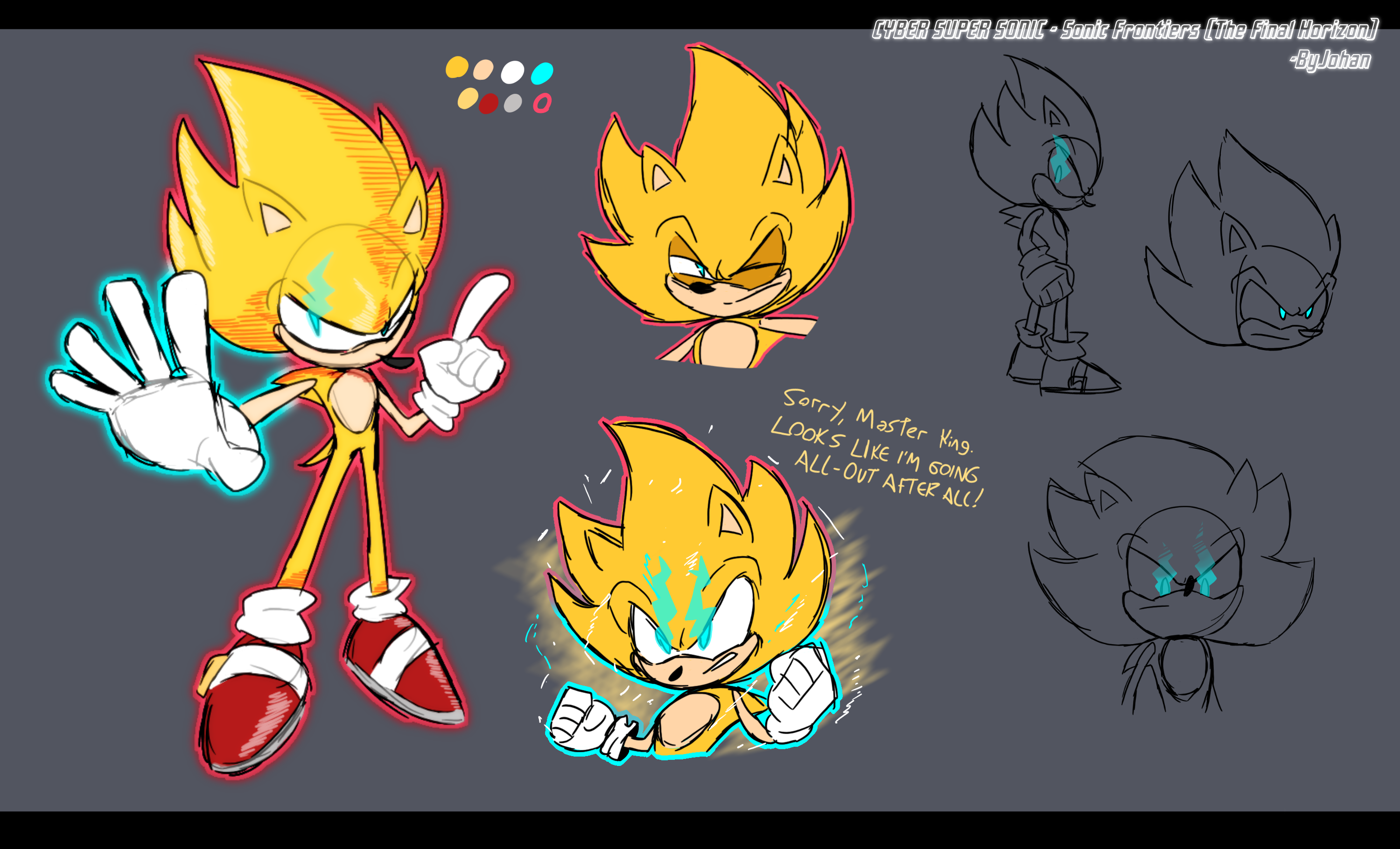 Cyber Sonic (Sonic Frontiers: The Final Horizon) by StarAny156