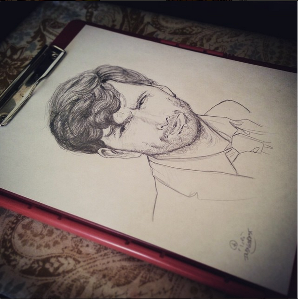 My Instagram: David Tennant as Alec Hardy