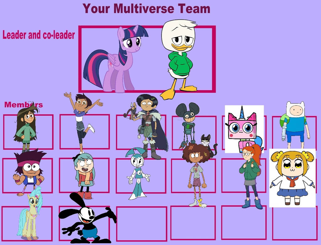 my multiverse team by eyfdzfgvvyvc on DeviantArt