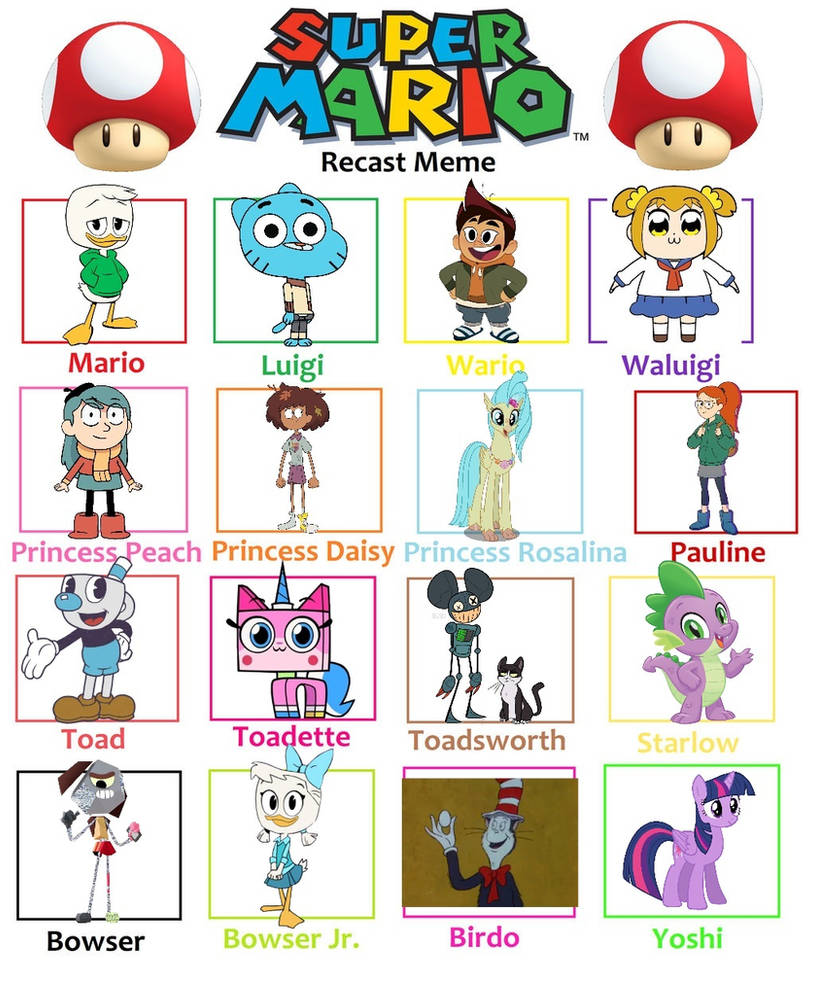 Recast Deviantart my super mario recast by eyfdzfgvvyvc on DeviantArt