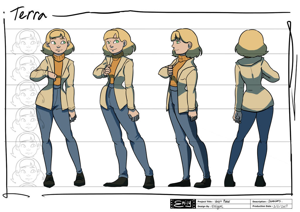 Character Girl Sheet by emojimily on DeviantArt