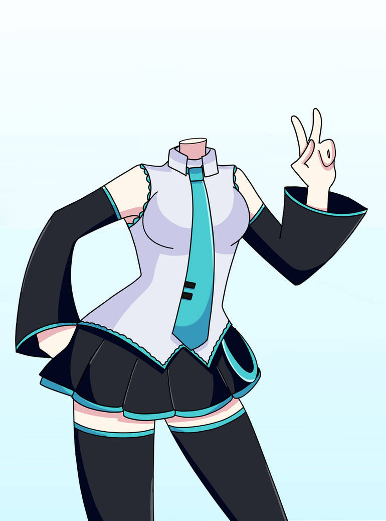 Headless Hatsune Miku by HeadlessArina23120 on DeviantArt