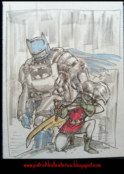 The Dark Knight and Robin