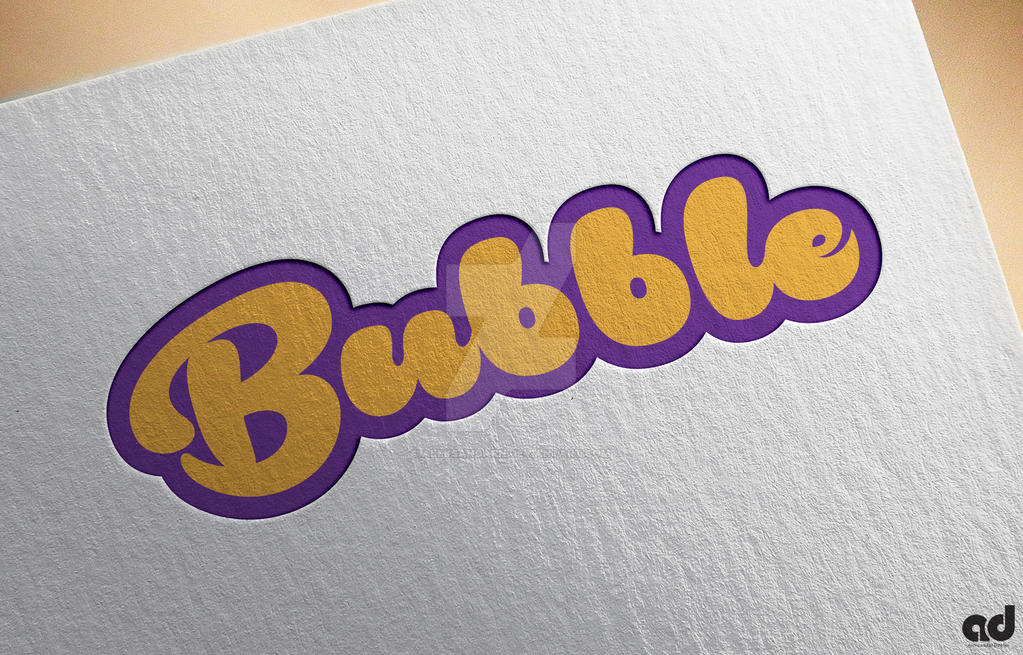 Bubble ( logo design for bubblegum )