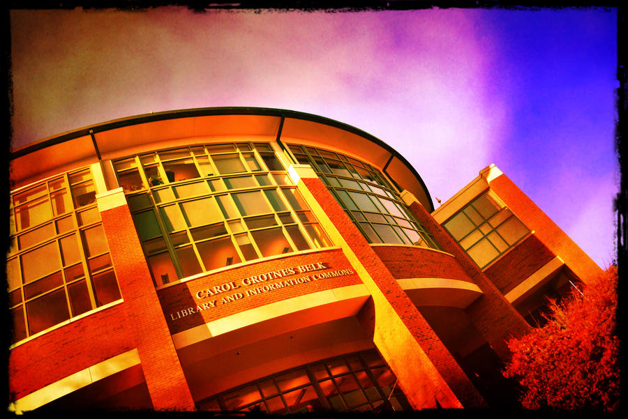 Library @ Sunset by vince4 on DeviantArt