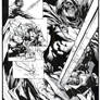 Taskmaster Page - David Finch - Will Egli - Inks