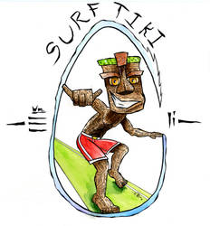 SURFTIKI Logo desgin by SurfTiki