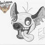 Ed the hyena headshot - sketch 3