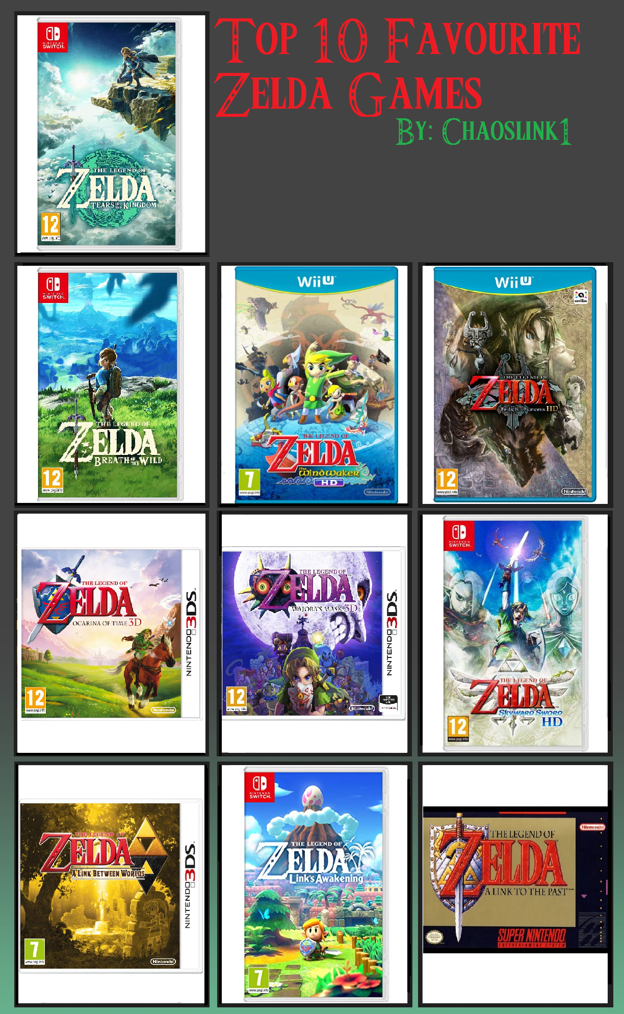 Top 10: Best Zelda Games! 