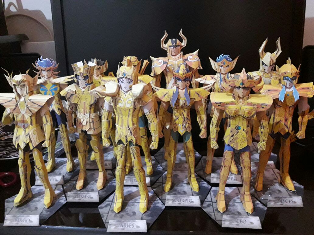 Os 12 Cavaleiros de Ouro de Saint Seiya Omega