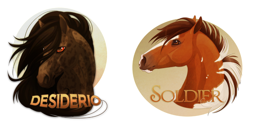 Desiderio and Soldier Badges