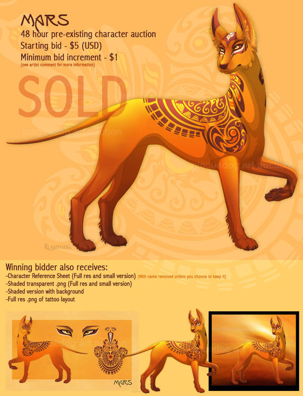 Mars - Character Design Auction - Ended