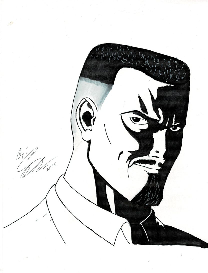 Darnell Ricard in BW by dagame2578 on DeviantArt