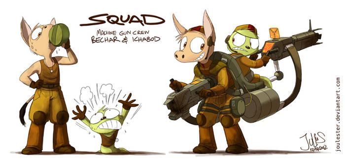 Squad - machine gun crew