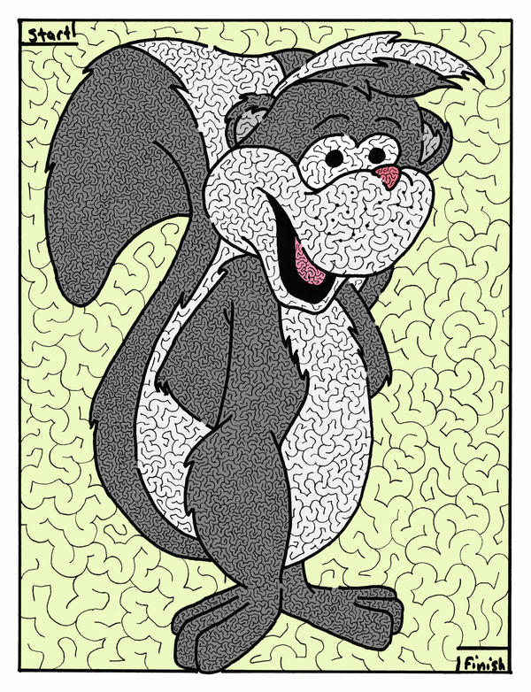 Simple Maze Deviantart Skunk Maze by jsmith2000 on DeviantArt