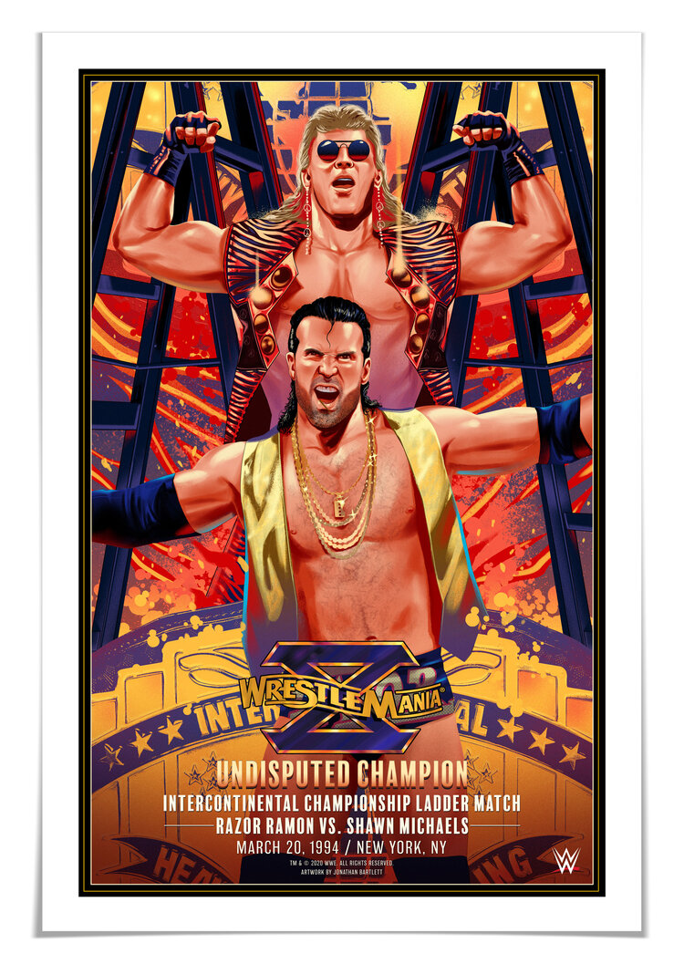 Hbk Ladders Razor WrestleMania - X HBK vs.Razor. by ArtSector2003 on DeviantArt