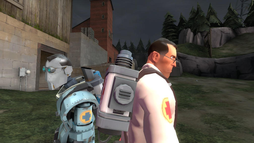 Mann vs machine (medic) by AshetheREDscout on DeviantArt