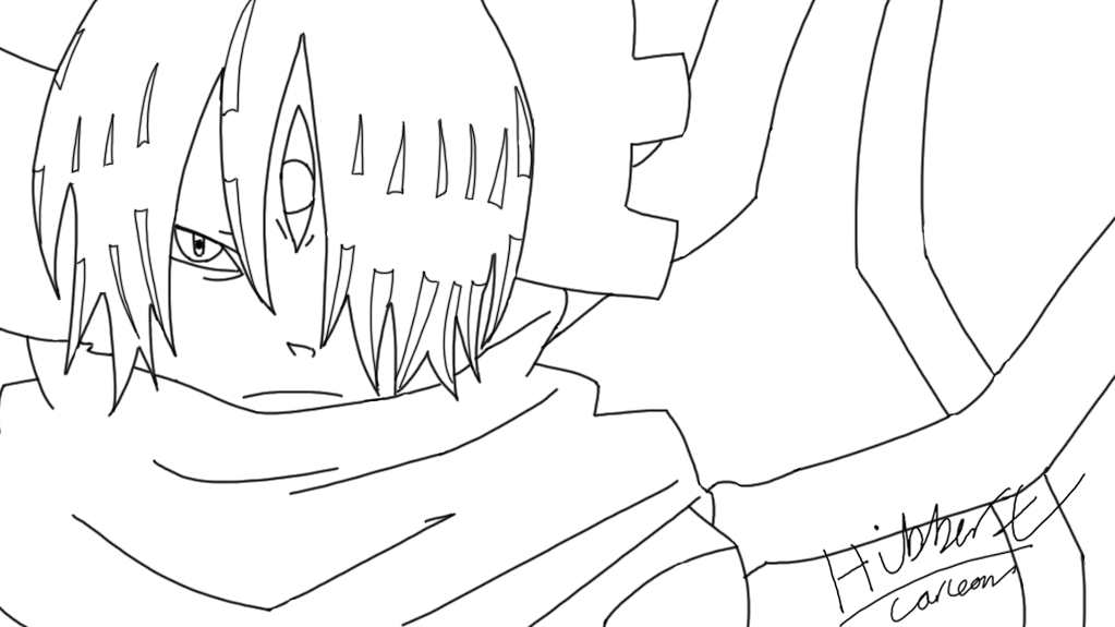 LineArt Practice 4 - Kishin Asura (Soul Eater)