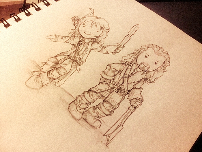 Kili and Fili.