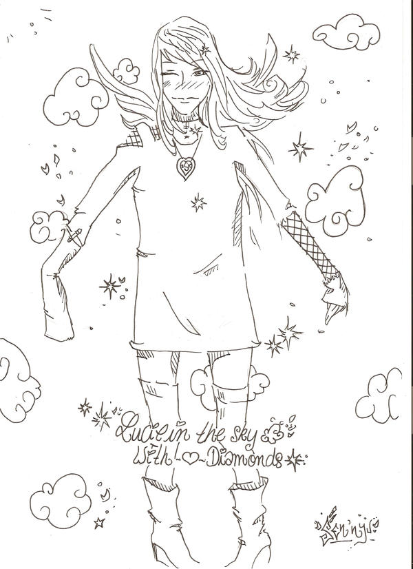 lucy in the sky by Kometechan on DeviantArt