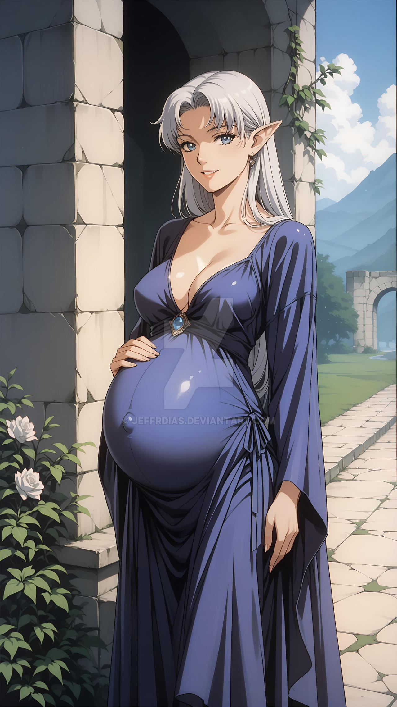 Pregnant Elf By Jeffrdias On DeviantArt pregnant-elf-by-jeffrdias-on-deviantart