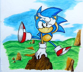 Lampshade Drawing #58 - Sonic