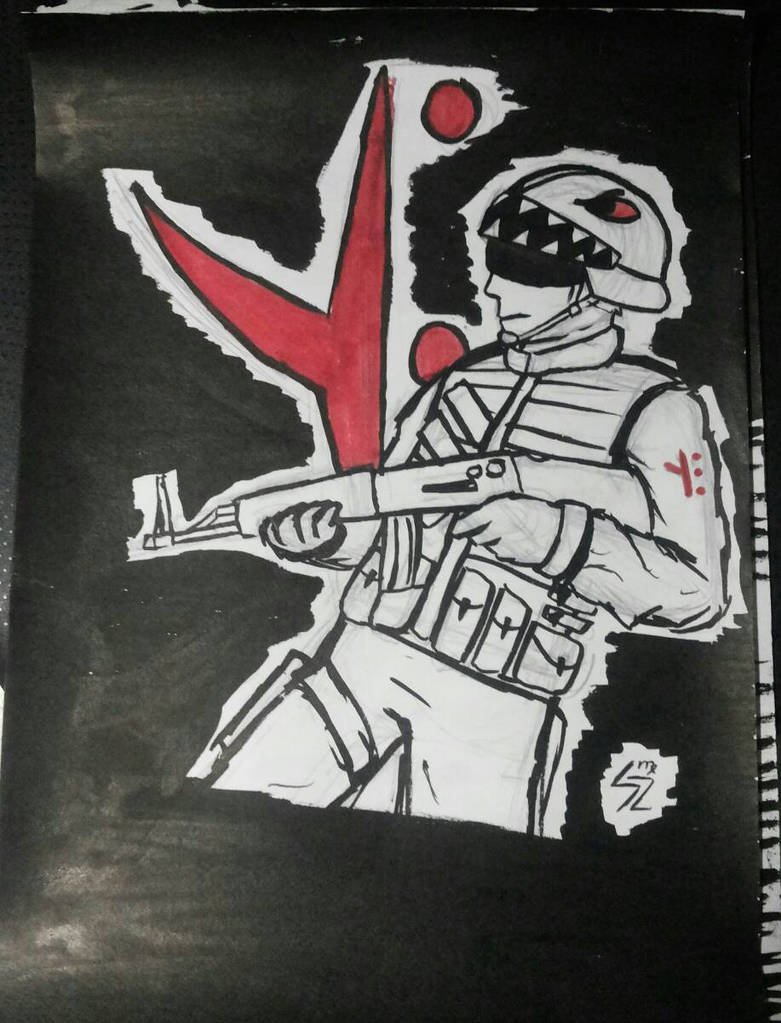 Inktober Day 17 - The Imperial Soldier