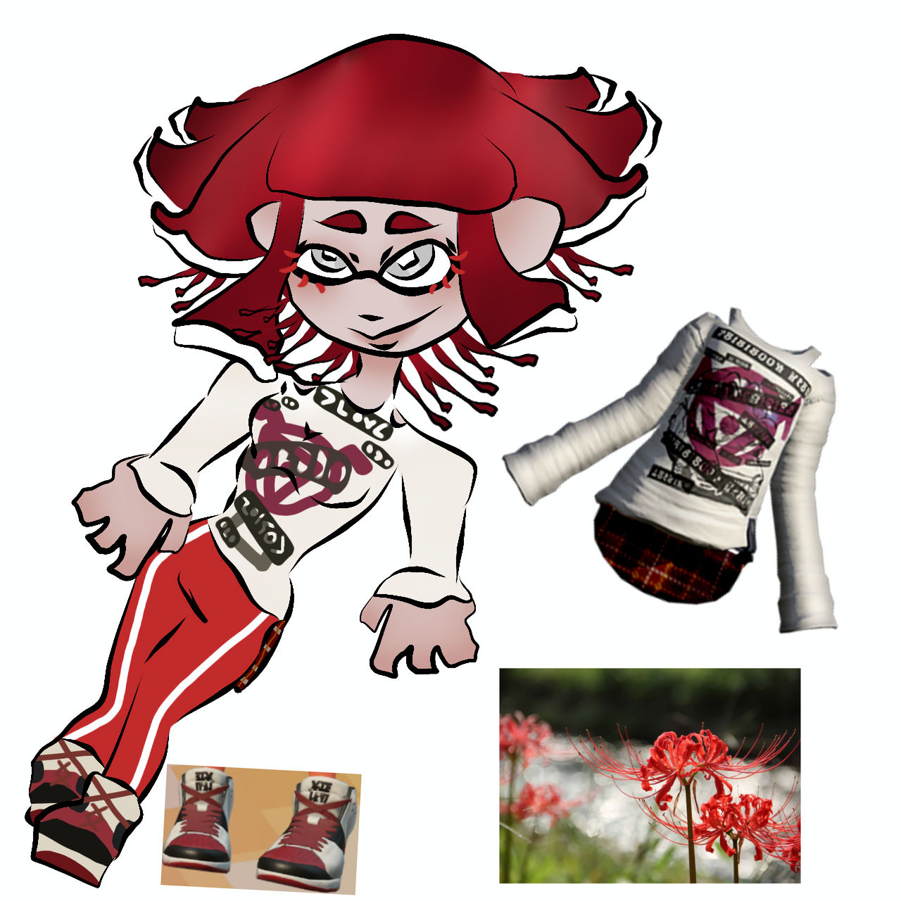 Celestoria Red Spider Lily Inkling Splatoon 3 by Girotine on DeviantArt