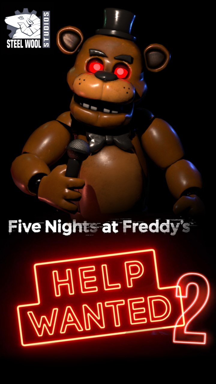 Five Nights At Freddy's - FNAF - Gaming Poster (Help Wanted) (Size