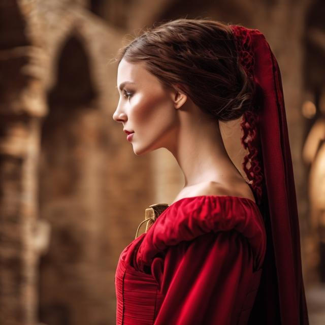 Medieval red dress by kolesphotography on DeviantArt