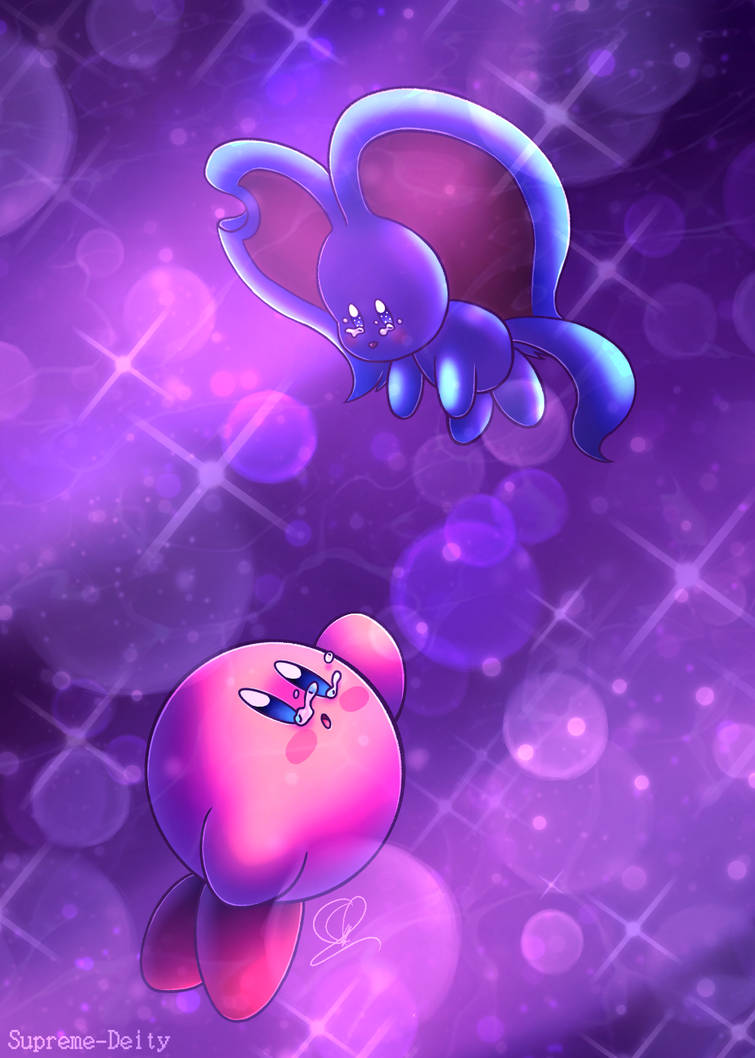 Kirby And Elfilin By Supreme Deity On DeviantArt kirby-and-elfilin-by-supreme-deity-on-deviantart