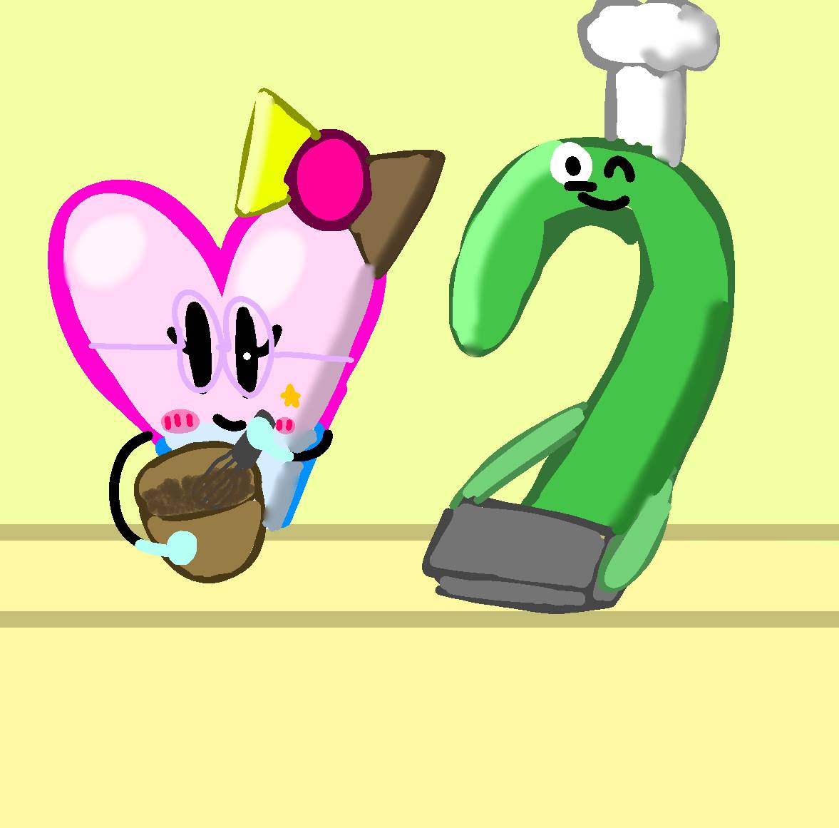 Baking A Cake With Two By SpecialHeartdrawzz On DeviantArt baking-a-cake-with-two-by-specialheartdrawzz-on-deviantart