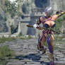 Ivy Valentine Victory pose