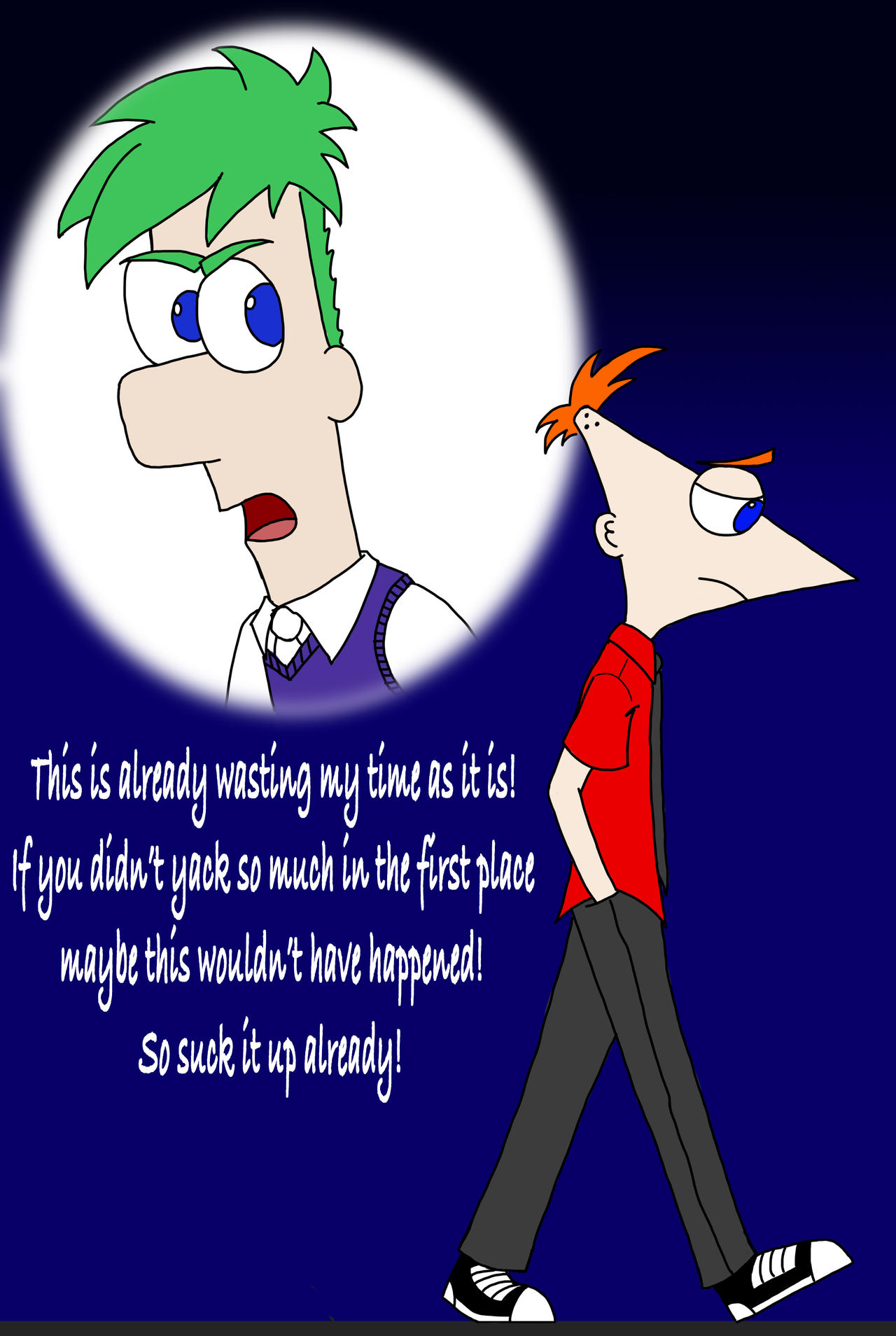 Phineas Vs Ferb by ShoyzzFanArt on DeviantArt