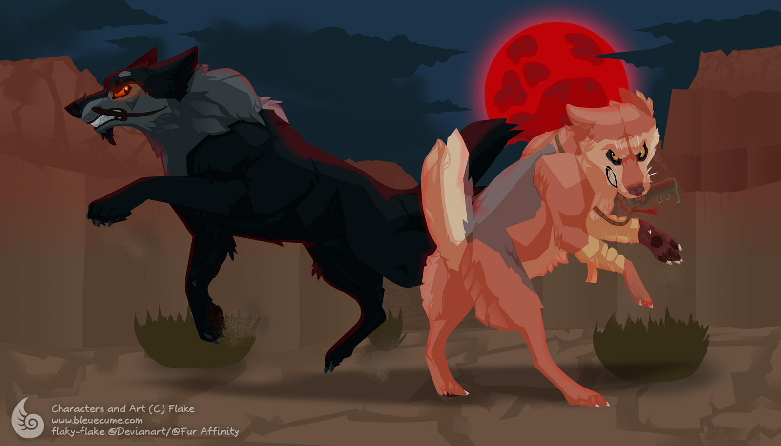 Blood Moon by flaky-flake
