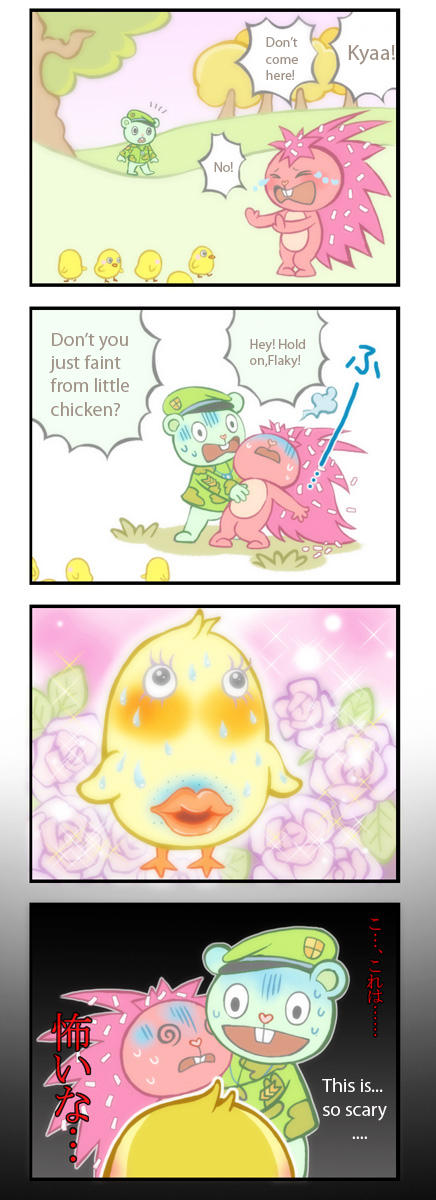 HTF doujinshi translation 54: Chicken by minglee7294 on DeviantArt