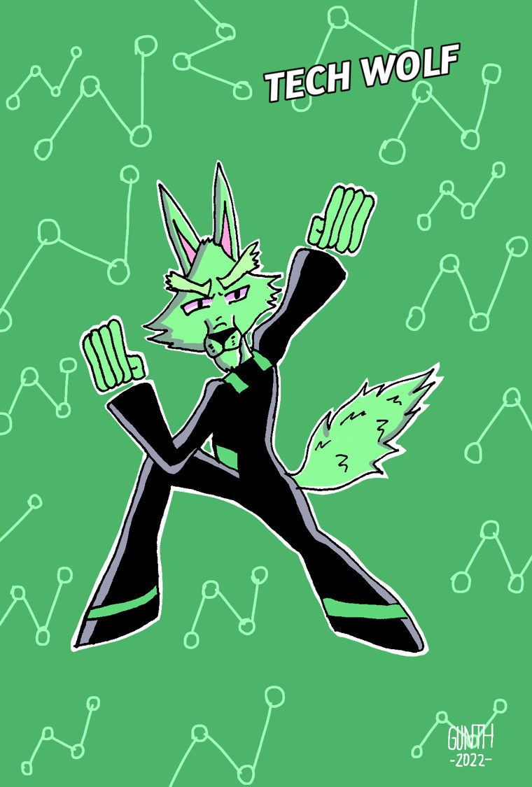 Computer Wolf Deviantart Tech Wolf by YahirxFabricio on DeviantArt