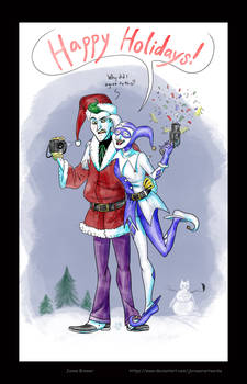 HAPPY HOLIDAYS (Joker and Harley)